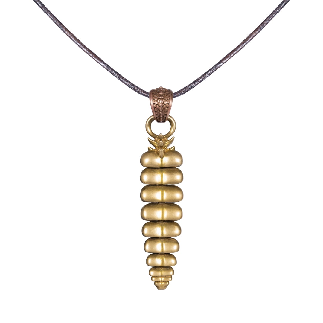 Rattlesnake Tail Necklace - Brass Snake Necklace – COPPERTIST.WU